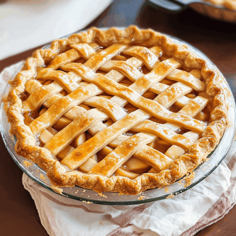 Apple Pie with Lattice Crust