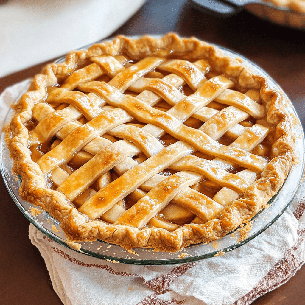 Apple Pie with Lattice Crust