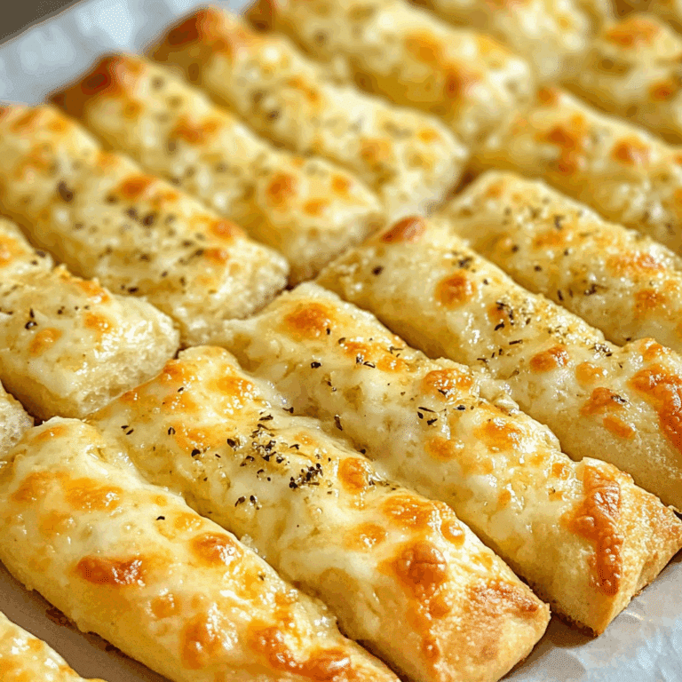 Cheesy Garlic Breadsticks