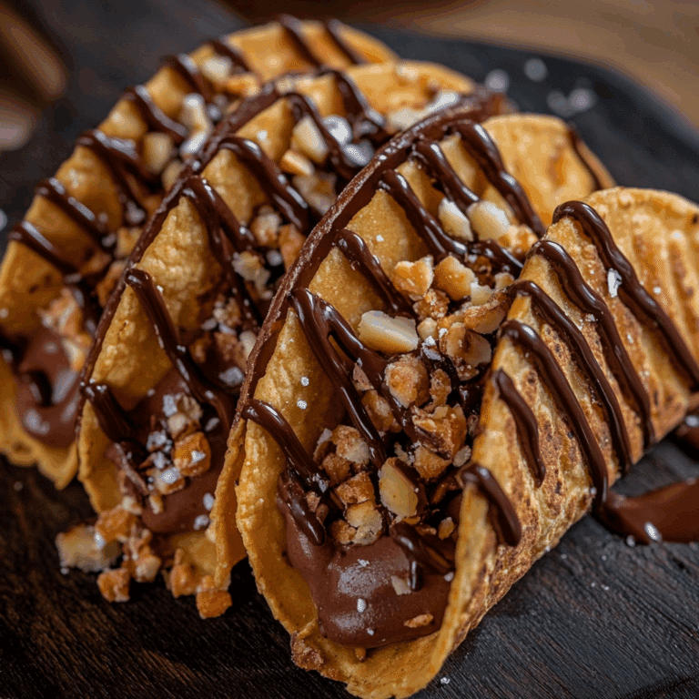 Homemade Choco Tacos