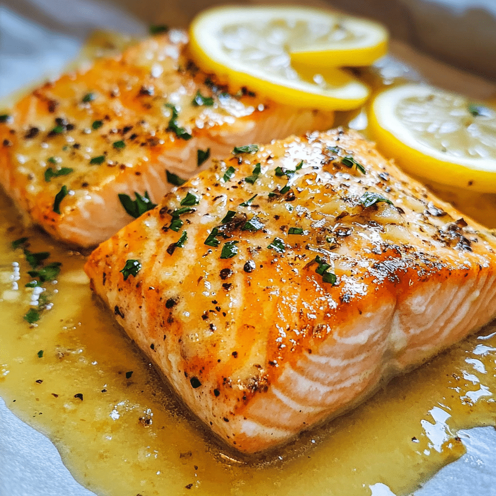 Lemon Garlic Butter Salmon