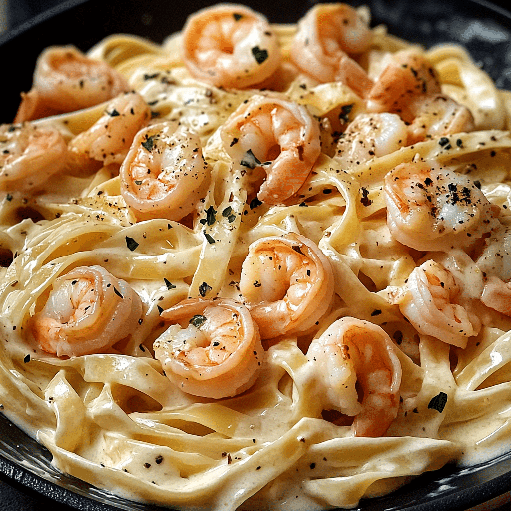 Shrimp Fettuccine Alfredo