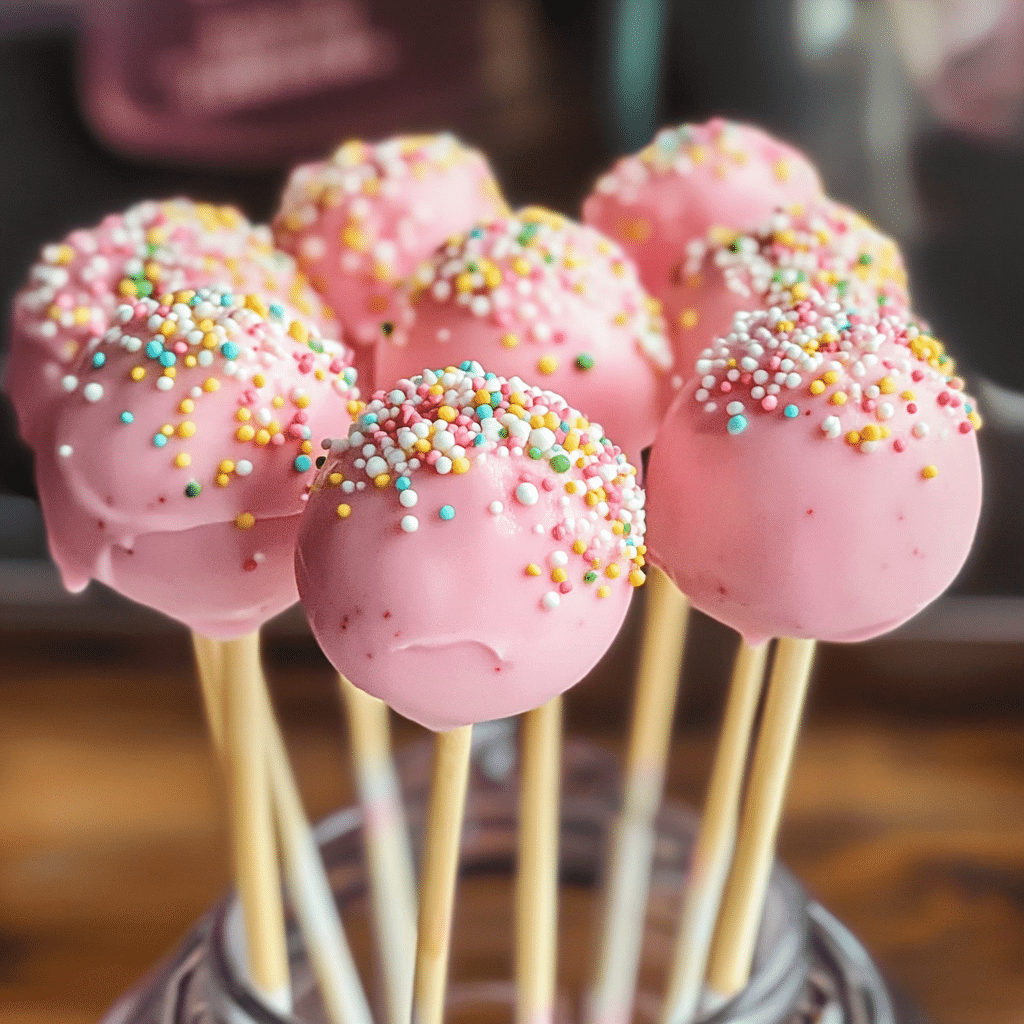 Starbucks Birthday Cake Pops