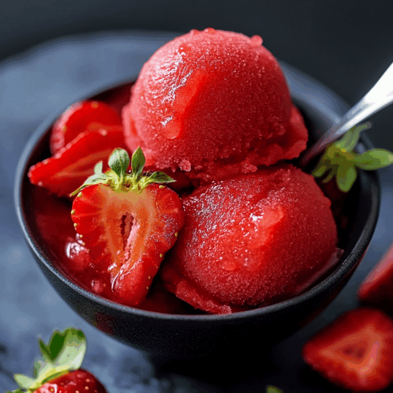 Strawberry Sorbet