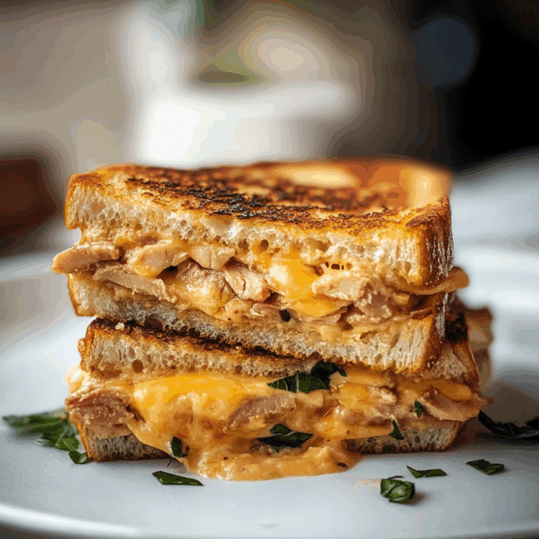 Tuna Melt with Cheddar Cheese