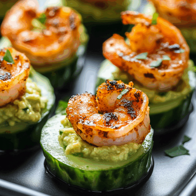 Blackened Shrimp Cucumber Bites