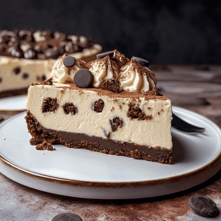 Brownie Bottom Cookie Dough Cheesecake