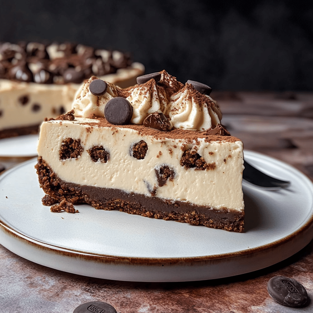 Brownie Bottom Cookie Dough Cheesecake