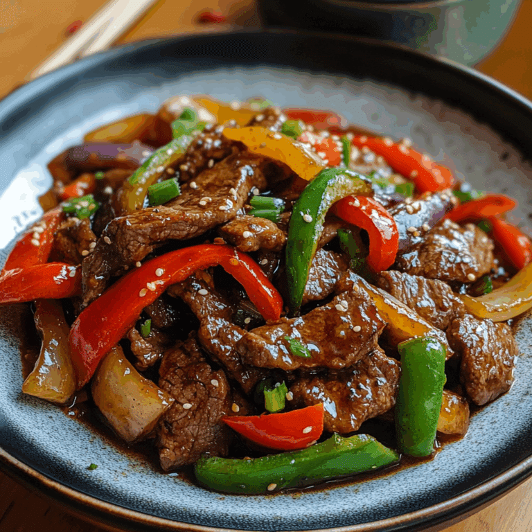 Chinese Pepper Steak