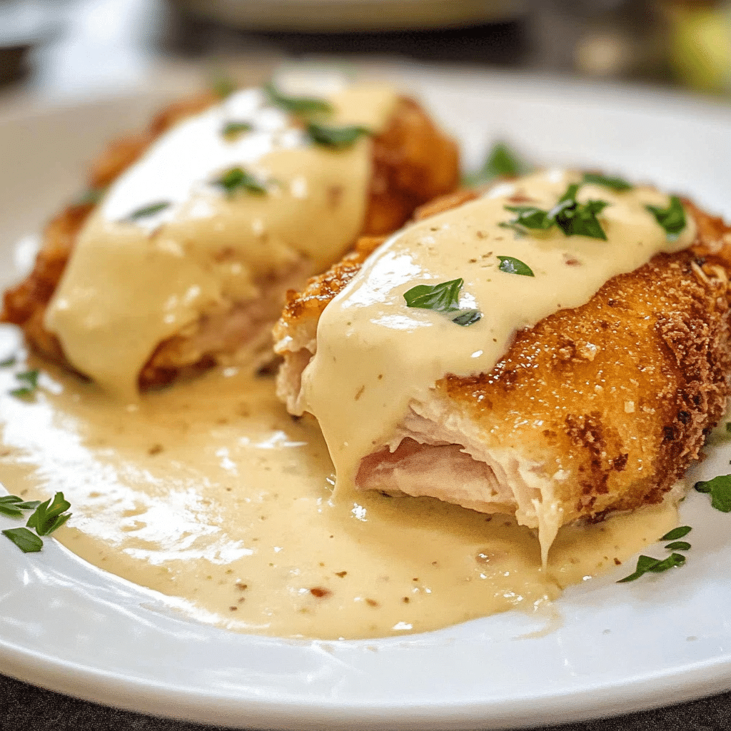 Creamy Chicken Cordon Bleu