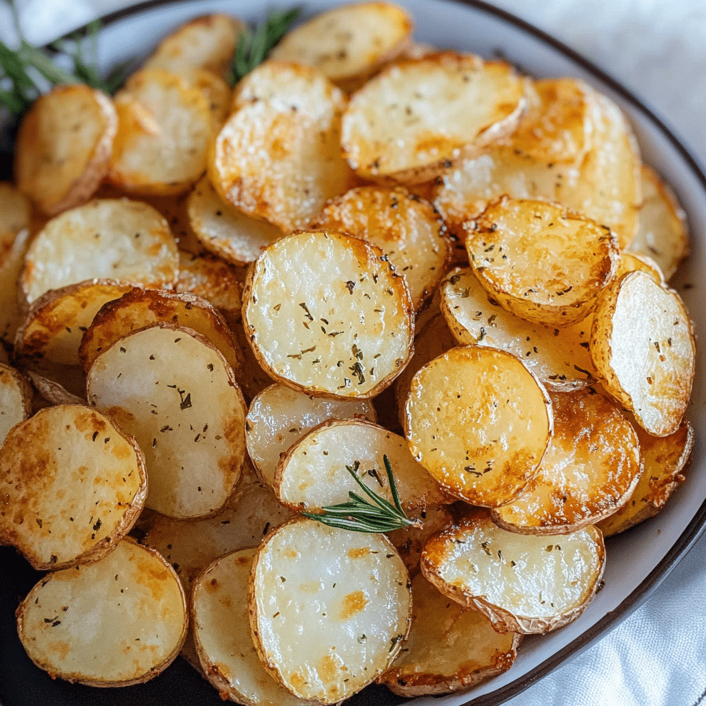 Crispy Air Fryer Sliced Potatoes