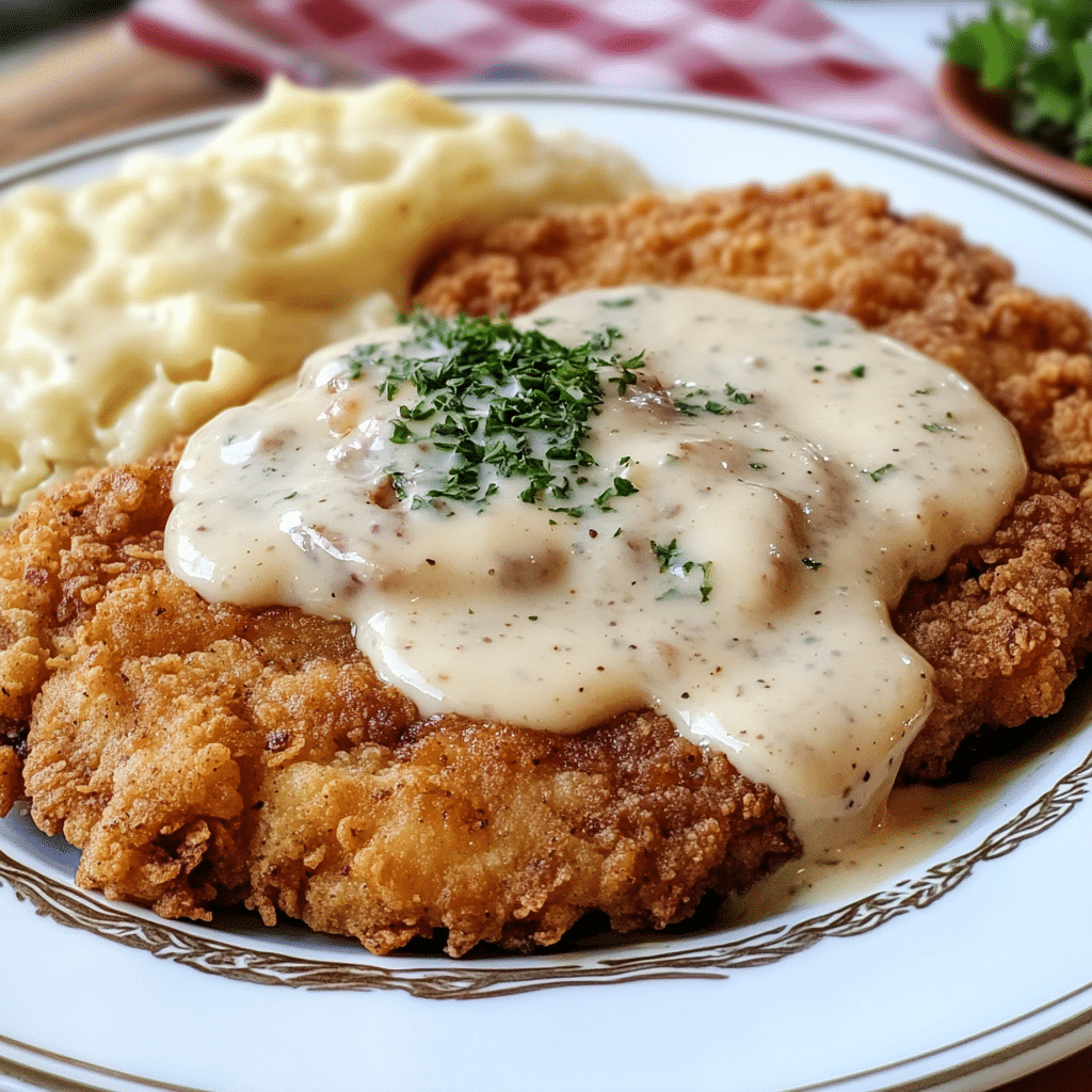 Crispy Buttermilk Chicken Fried Steak with Country Gravy