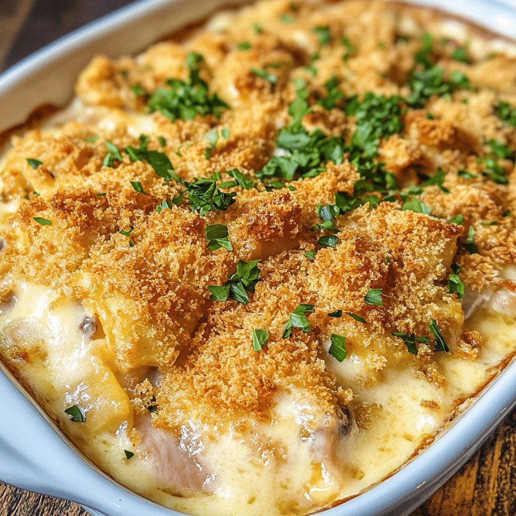 Easy Chicken Cordon Bleu Casserole