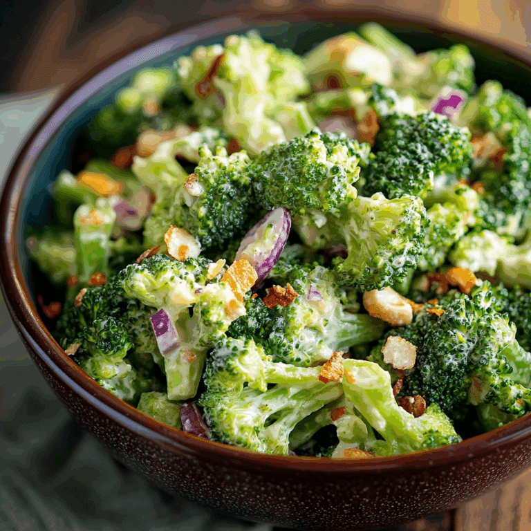 Fresh Broccoli Salad