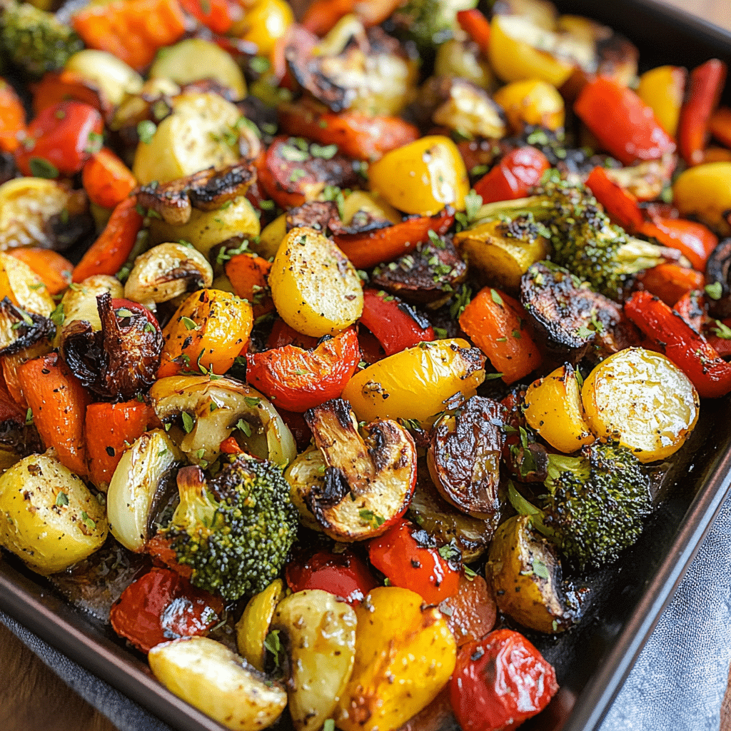 Garlic Roasted Veggie Medley