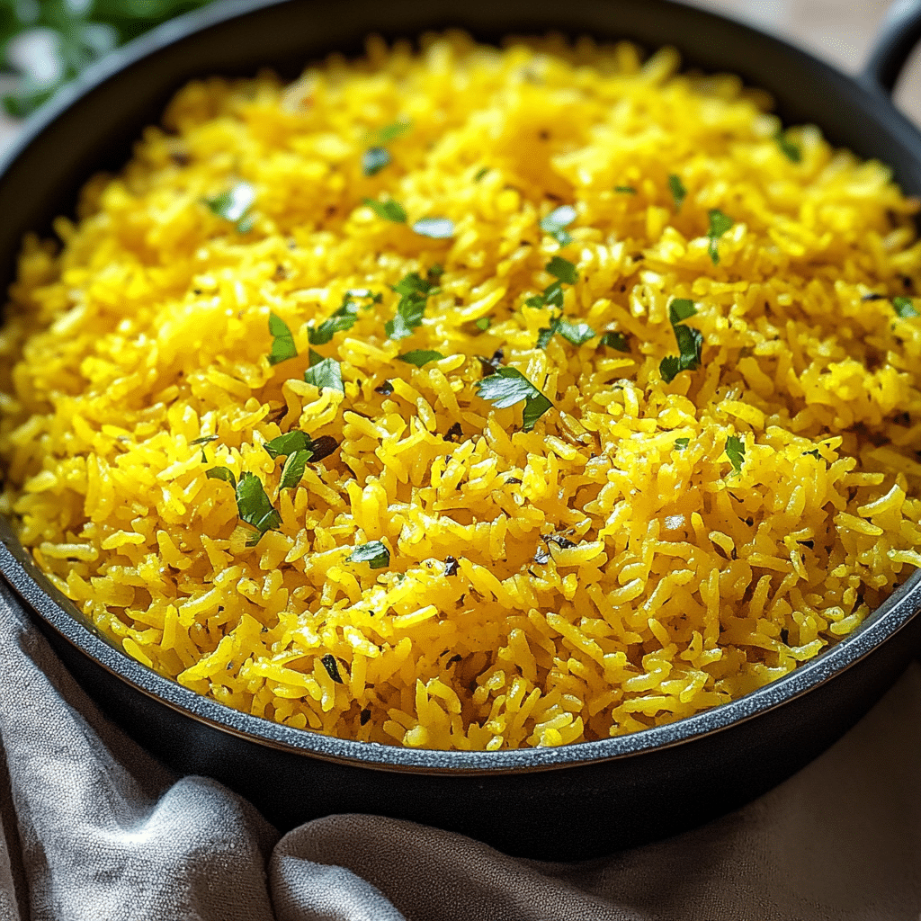 Garlic Turmeric Rice