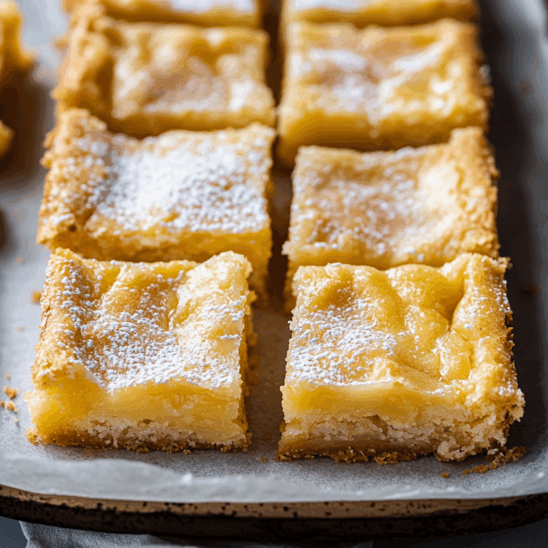 Gooey Butter Cake Bars