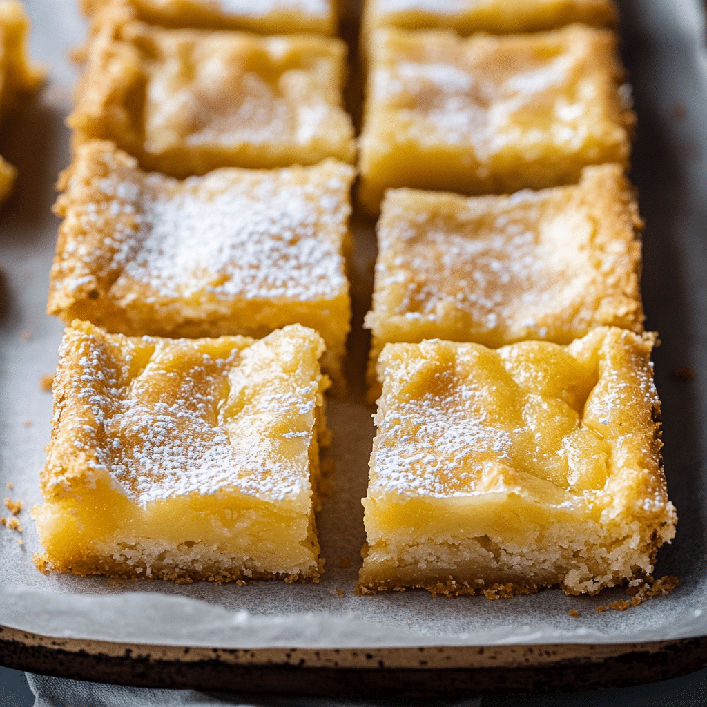 Gooey Butter Cake Bars