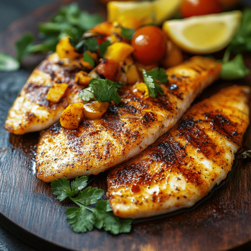 Grilled Tilapia with Smoky Paprika
