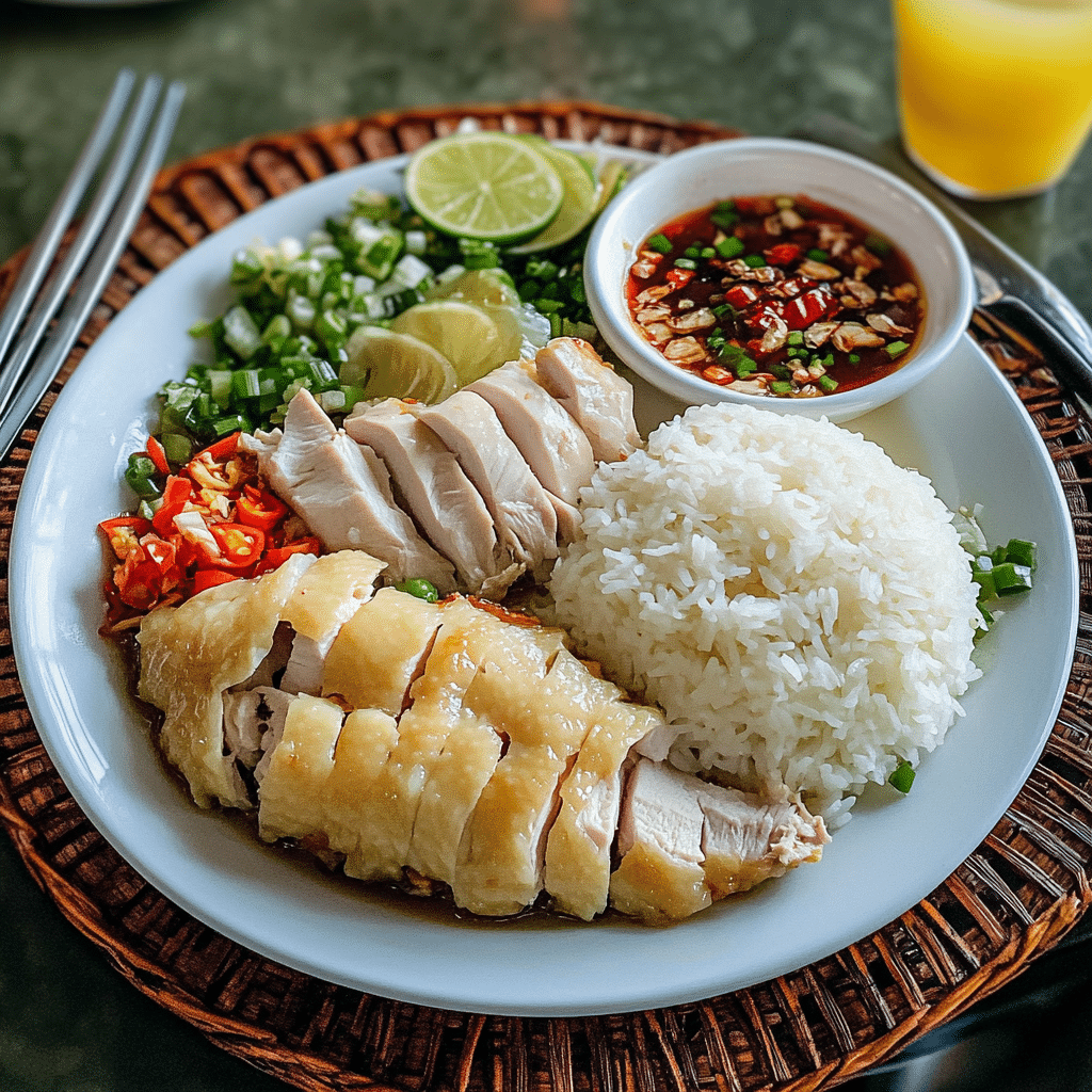 Hainanese Chicken Rice
