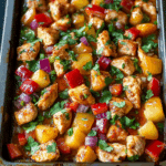 Hawaiian Chicken Sheet Pan