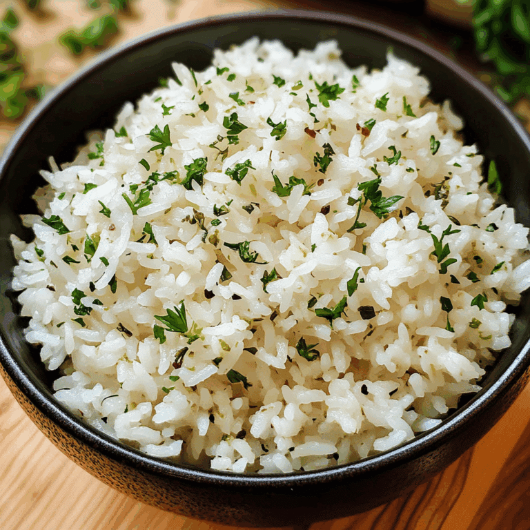 Herby Garlic Rice