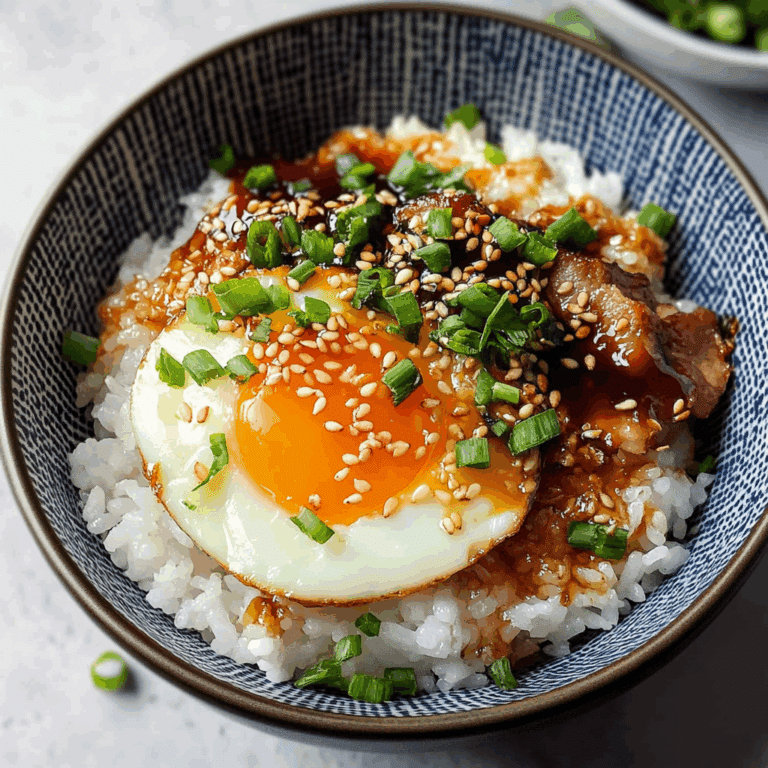 Korean Egg Rice Bowl