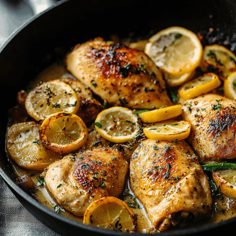 Lemon Garlic Butter Chicken Skillet