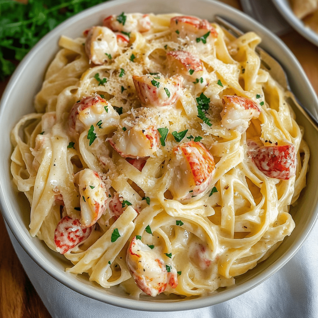 Lobster Alfredo Pasta