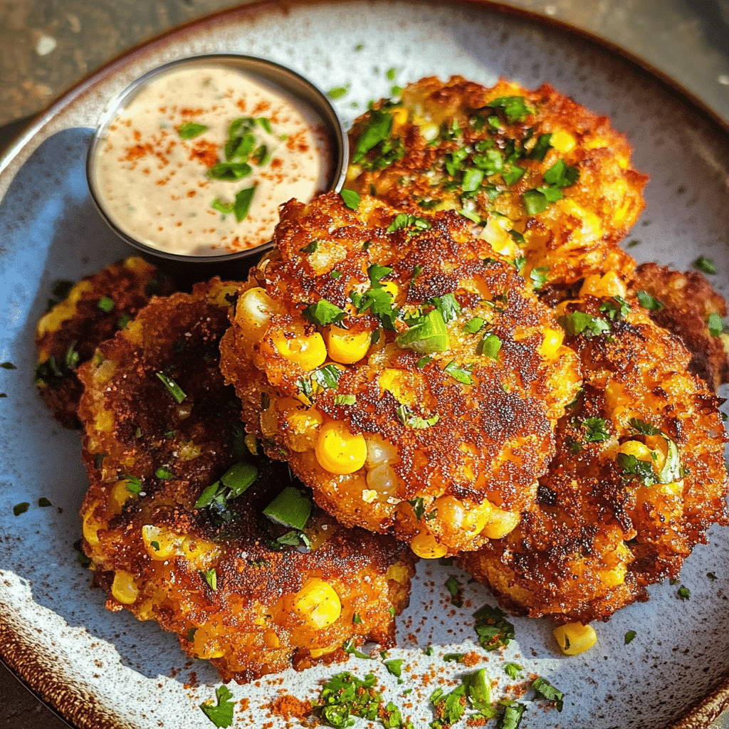 Mexican Street Corn Fritters