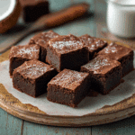 Mochi Brownies with Coconut Milk