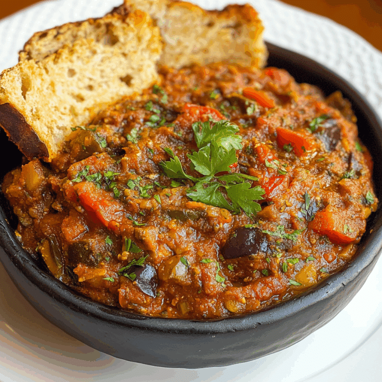 Moroccan Eggplant Tomato Dip