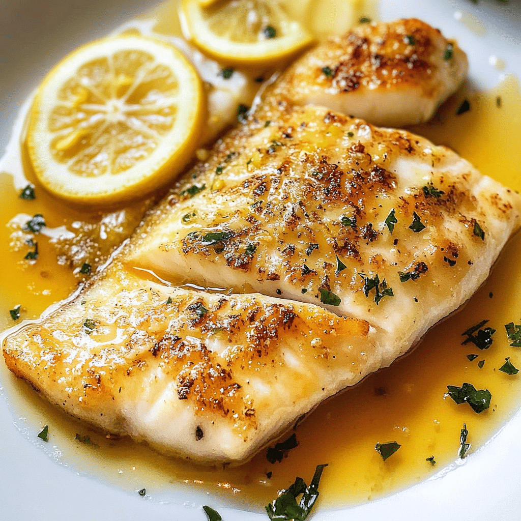 Pan-Seared Lemon Butter Fish