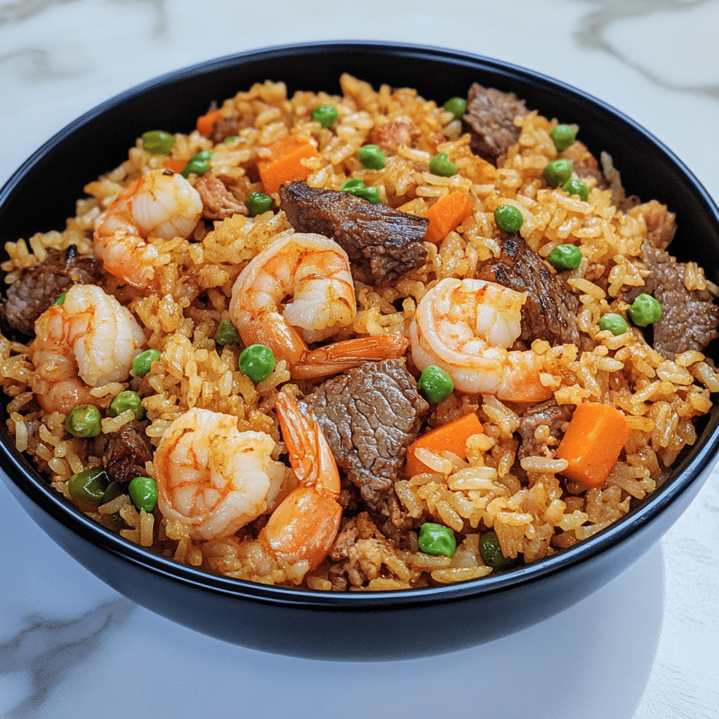 Shrimp & Steak Fried Rice