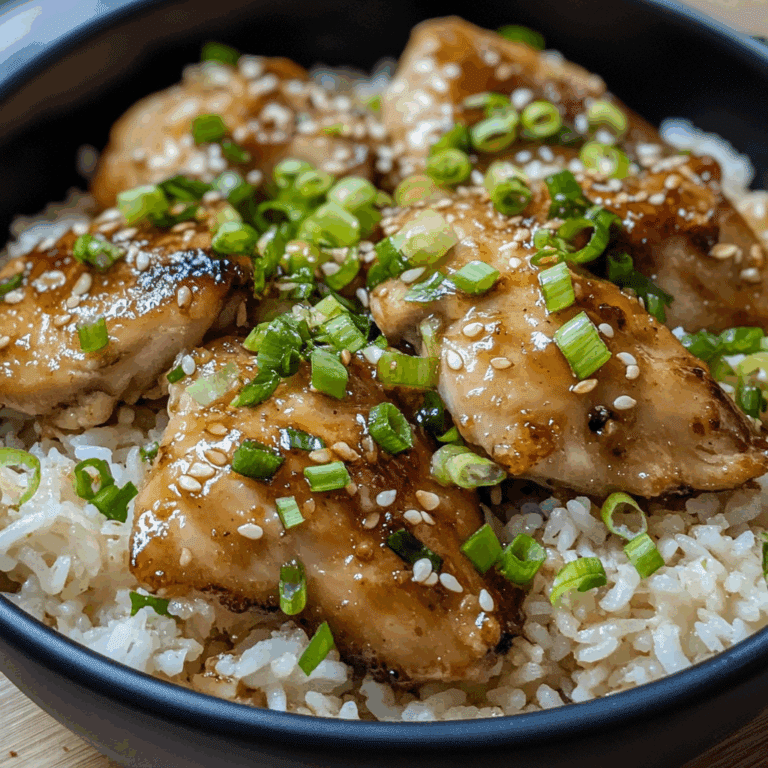 Soy Garlic Chicken and Rice