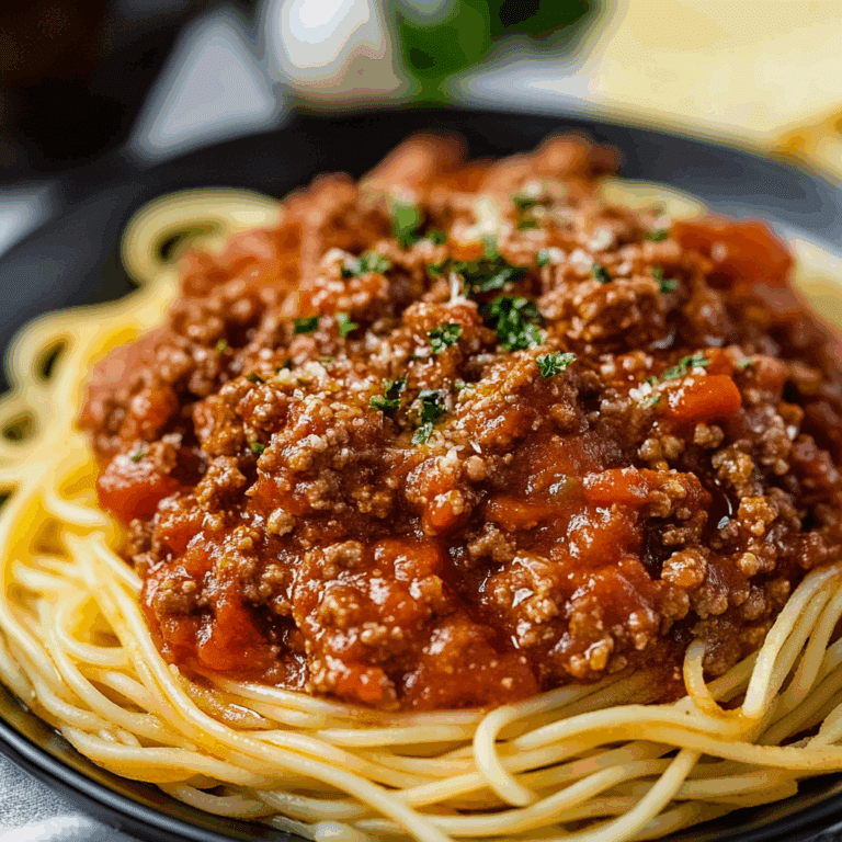 Spaghetti Meat Sauce