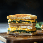 Spinach Egg Breakfast Sandwiches