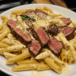 Steak Night Creamy Pasta