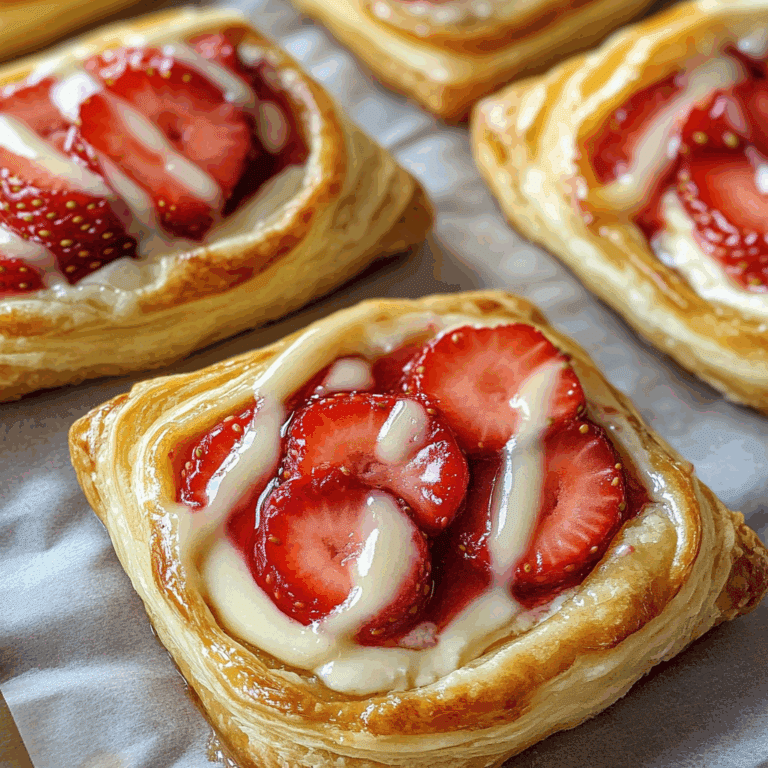 Strawberry Cream Cheese Danishes