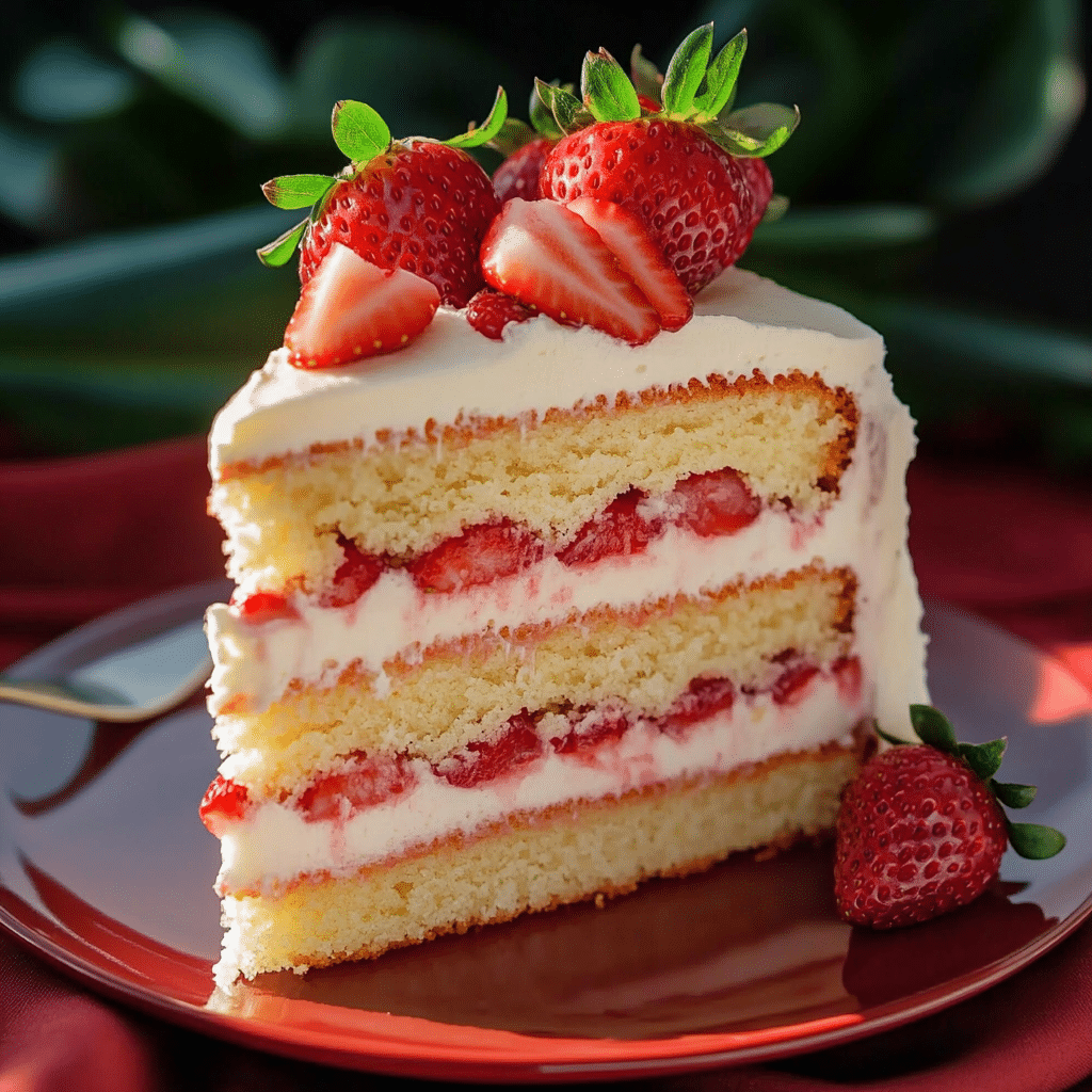 Strawberry Layer Cake