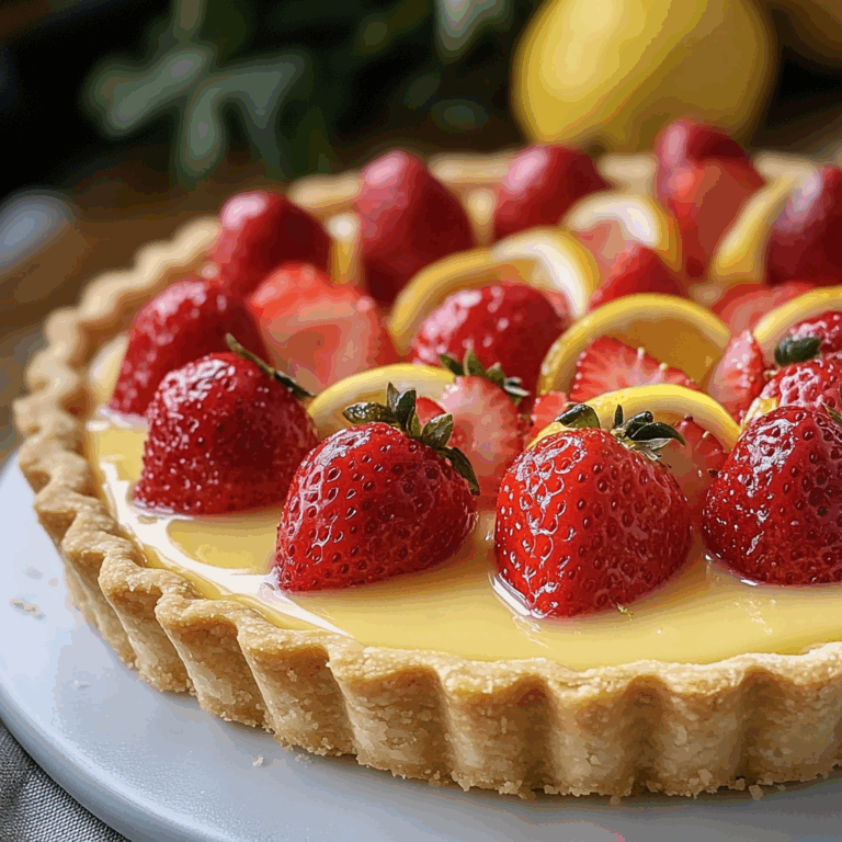 Strawberry Lemon Tart