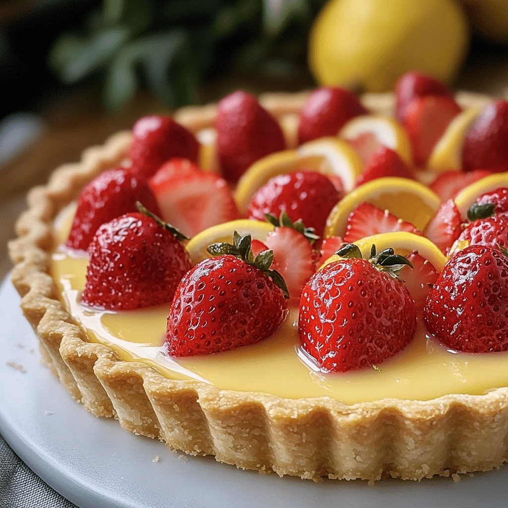 Strawberry Lemon Tart