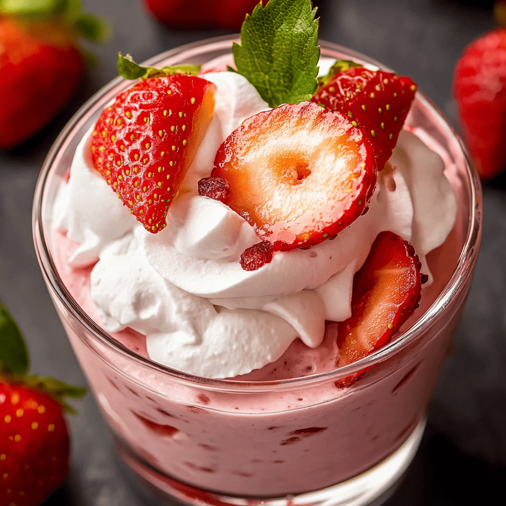 Strawberry Mousse Dessert