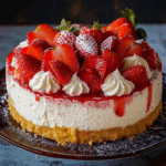Strawberry Shortcake Cheesecake