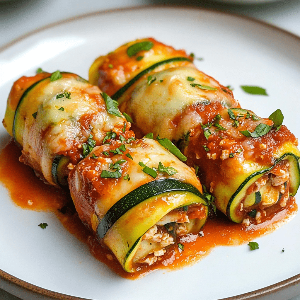 Vegan Zucchini Lasagna Roll-Ups