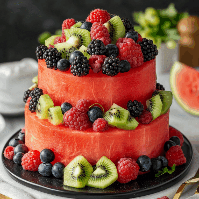 Watermelon Fruit Cake