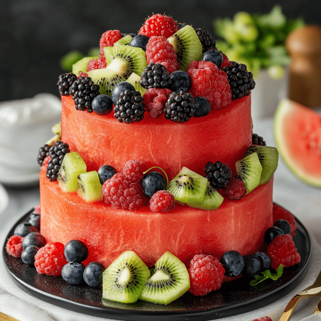 Watermelon Fruit Cake