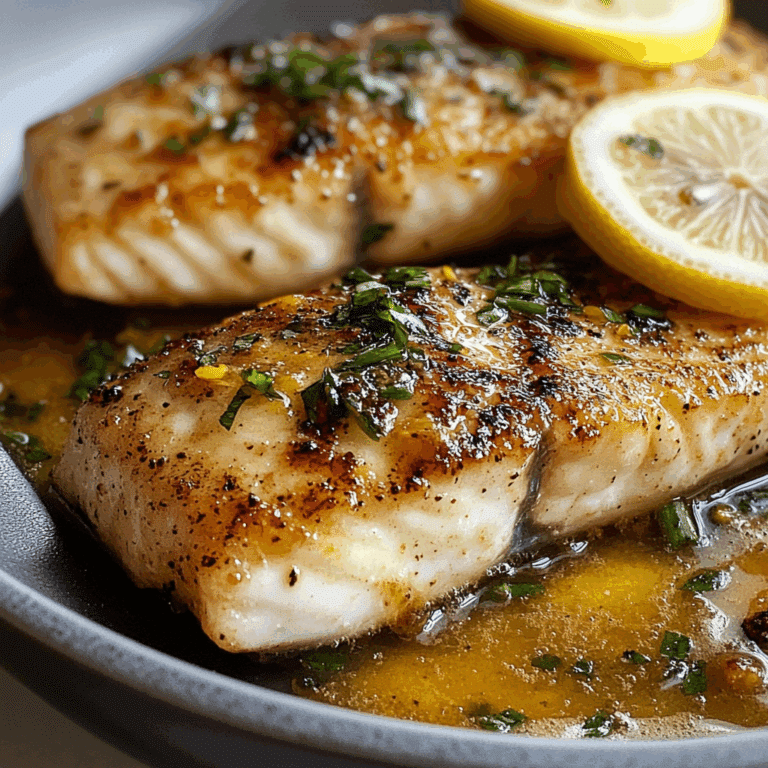Zesty Lemon Butter Fish Fillet