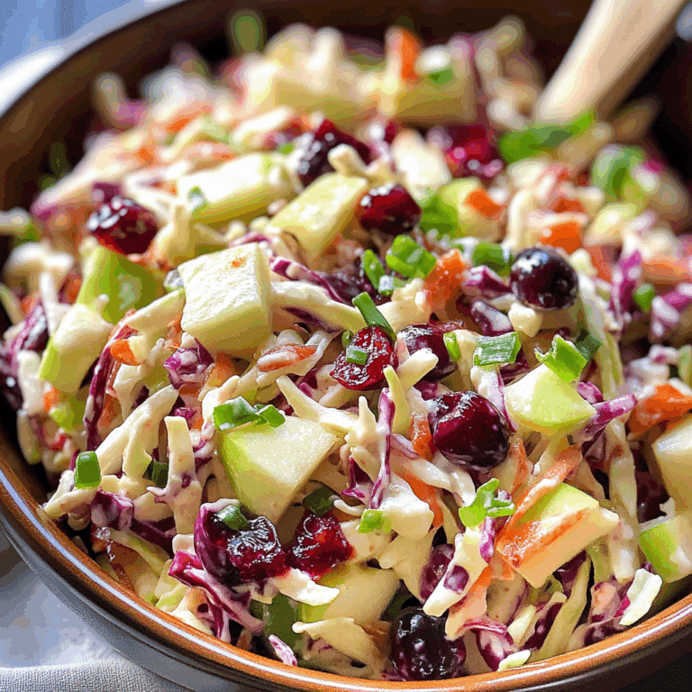 Apple Cranberry Coleslaw