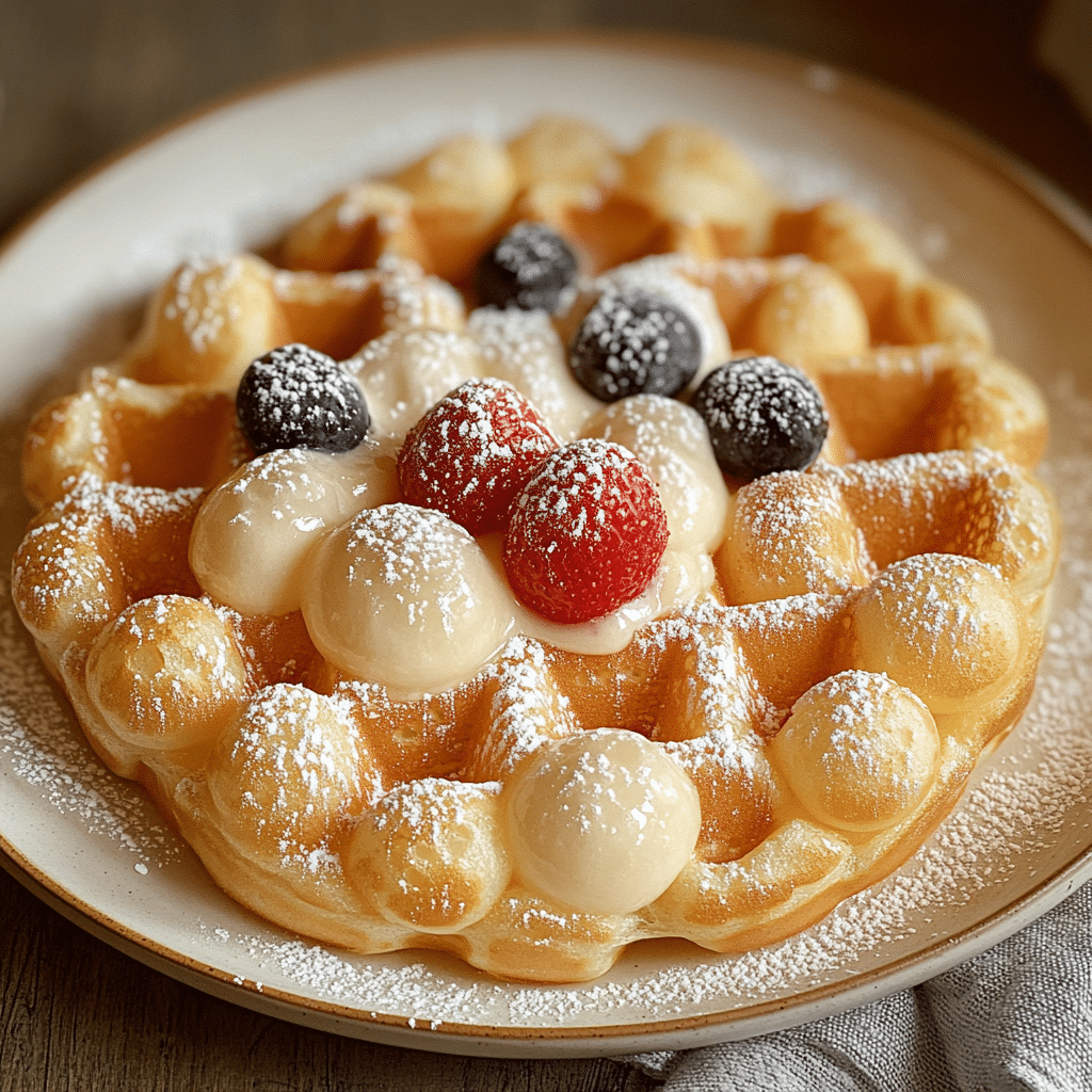 Bubble Egg Waffles